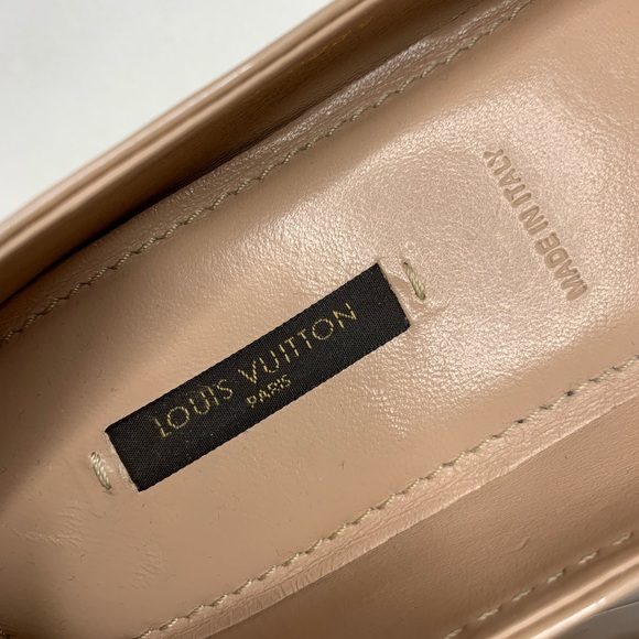 LOUIS VUITTON Patent Oxford Ballerina Flats 37.5 - Picture 6 of 8